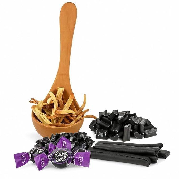 Andy Anand Sugar Free Soft Australian Licorice Gummy, Vegan & Halal, Sweetened with Natural Stevia, Delicious Gluten Free, Perfect for Diabetics, Made in Italy Individually Wrapped - (80 Pcs 7 Oz