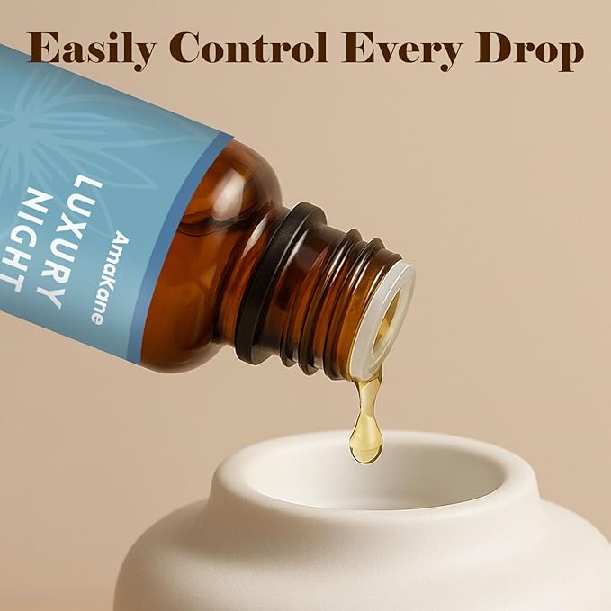 AmaKane Luxury Night Fragrance Oil 30ml, Hotel Essential Oil Inspired by Marriott Hotels, Long-Lasting Diffuser Oil for Home, Candle & Soap Making Scents, Aromatherapy Oils