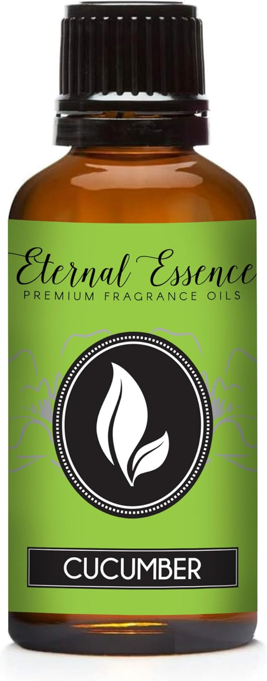 Eternal Essence Oils Cucumber 30ml Premium Fragrance Oil - for Candle, Soap Making, Aromatherapy, Diffusers, Home Care, & Humidifiers