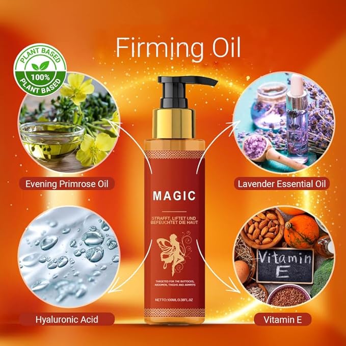 Firming Oil – Skin Tightening & Hydrating, Deep Moisturizing Body Oil for Smooth, Firm Skin
