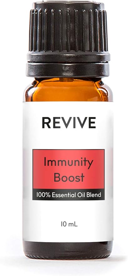 Immunity Boost 10mL Essential Oil Blend by Revive Essential Oils - 100% Pure Therapeutic Grade, for Diffuser, Humidifier, Massage, Aromatherapy, Skin & Hair Care