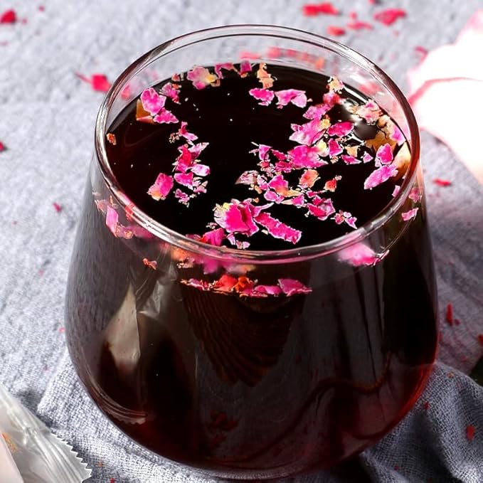 Black sugar rose tea 8.81oz -Mellow taste-Instant sugar tea-Rose sugar tea玫瑰黑糖250g