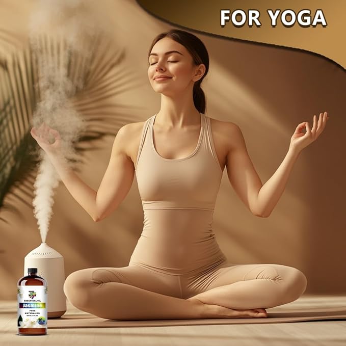 Jasmine Essential Oil (16 oz / 480 ml) – Jasmine Oils for diffusers, humidifiers, Home Baths, Cleaning Products, Yoga, DIY Soaps and DIY Scented Candles