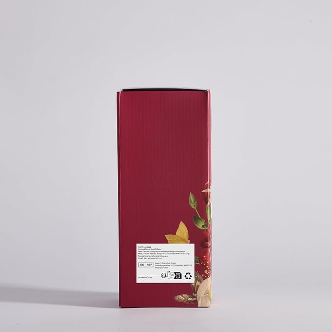 Airkeep Flower Reed Diffusers Set, 5.07 oz Pineapple/Rose/Cedarwood Scented Oil Diffuser with 8 Reed Sticks, Home Fragrance Diffuser Gift Set for Bathroom & Office Decor 150ml