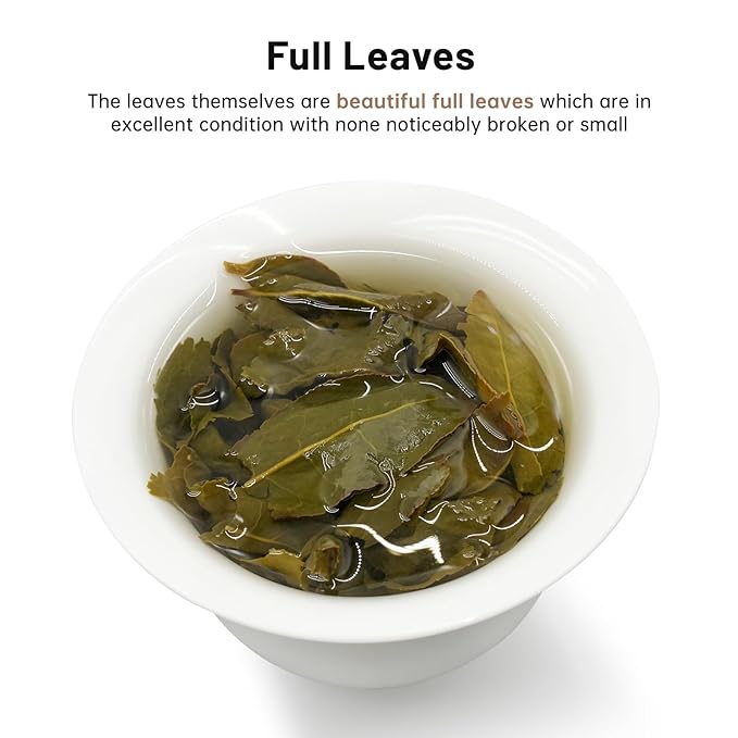 iTeaworld Tieguanyin-Green Oolong tea loose leaf - Natural Orchid Fragrance Authentic Fujian Anxi Tieguanyin 100g - Whole Tea leaves Oolong Tea for Health with 20 Empty Tea Bags, 3.5oz