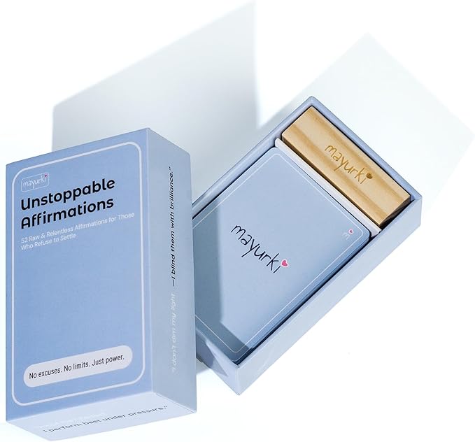 UNSTOPPABLE Affirmation Cards – 52 Bold Mindset Quotes for Ambitious Women, Men Entrepreneurs & High Achievers – Motivational Gift for Her, Him, Boss, or Relentless Dreamer