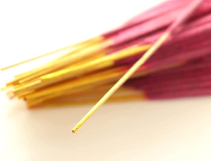 Goddess Incense Sticks - Sensual Musky Rose Scent - Handmade Long-Burning Incense 45+ Sticks