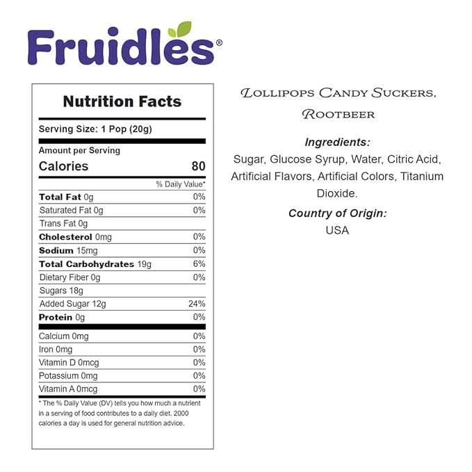 100 Rootbeer Lollipops Candy Suckers for Kids, Perfect for Gifting, Parties, Events,10 Gram Lollipops (100-Pack)