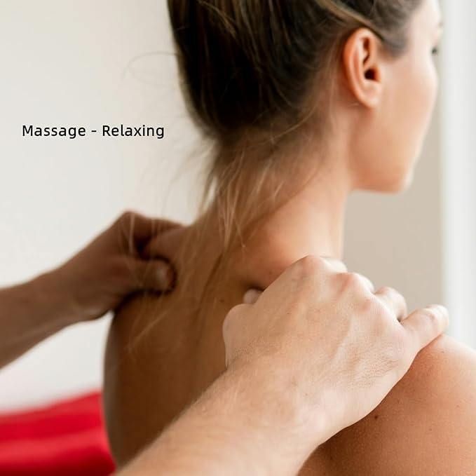 Massage Oil Candle, Romantic Gift SPA Use Home Scented Candle Body Oil, Ultra Hydrating Body Care with Soybean Oil, 4.5oz (Pomegranate)