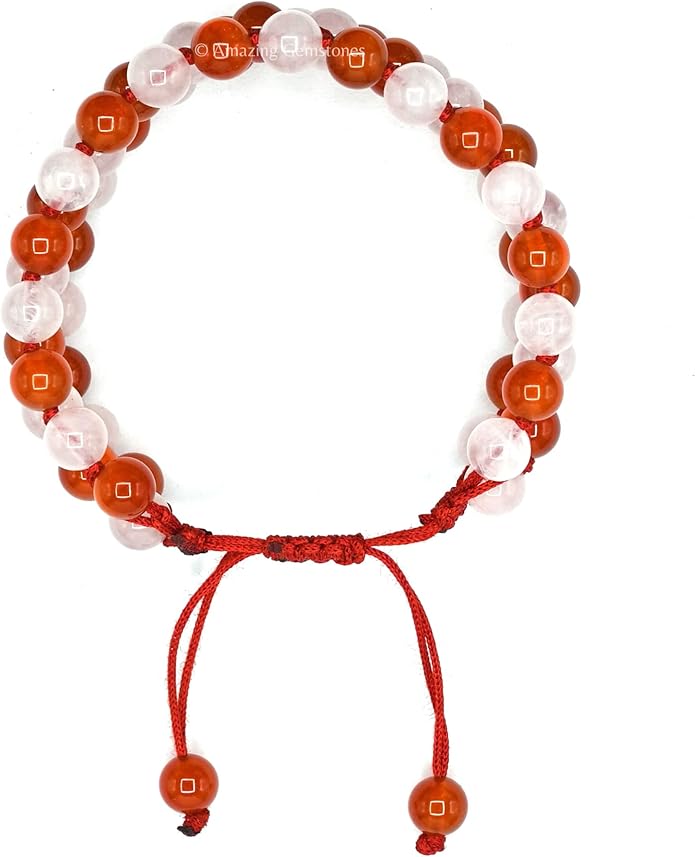 Natural Healing Crystal Bracelet for Women - Mens Bracelet Energy Balancing Gemstones Set - Adjustable Stone Bead Bracelet for Men and Women - Chakra Crystal Therapy Accessory, Meditation