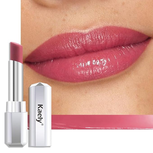 Kaely Rose Honey Glossy Lipstick for Women, Moisturizing Shine Lipstick for Dry Lips, Hydrating Nourishing Tinted Lip Balm, Sheer Lightweight Lip Gloss Stain Makeup, Vegan & Cruelty-Free, 05