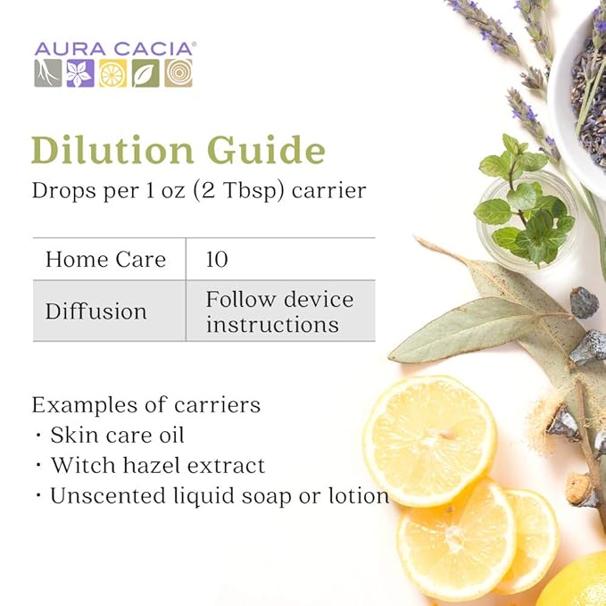 Aura Cacia Red Thyme Essential Oil | GC/MS Tested for Purity | 15ml (0.5 fl. oz.)