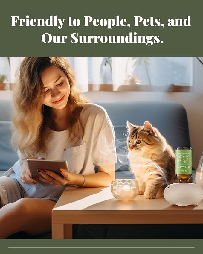 VTS Pure Natural Essential Oils Set with Waterless Diffuser, Aromatherapy Oils Blends for Home, Office, Bedroom, Bathroom (1 fl.oz Geranium Scent Oil & 1 fl.oz Lime Scent Oil & Portable Diffuser)