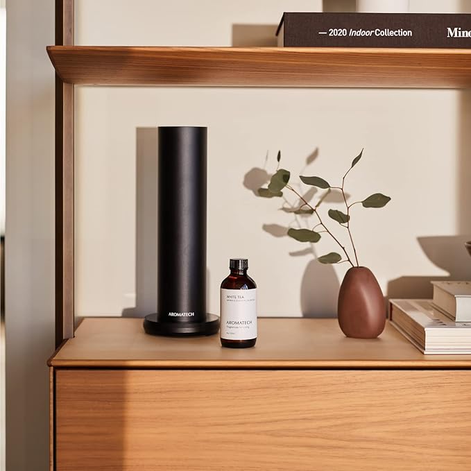 AromaTech White Tea Aroma Essential Oil Blend: Luxury Hotel Inspired Aromatherapy with White Tea, Orange & Palo Santo for Ultrasonic Diffusers & Nebulizers - 0.3 fl oz, 10 mL