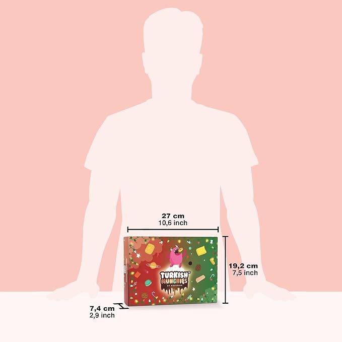 Maxi International Snack Box | Premium Exotic Foreign Snacks | Unique Snack Food Gifts Included | Celebration Theme | Candies from Around the World | 21 Full-Size + 1 Bonus Snacks