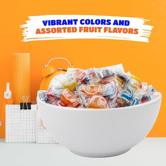 Fruit Slices - 2 Pound Bulk Pack (About 60 Count) - Jelly Candy - Assorted Flavors - Individually Wrapped Treats