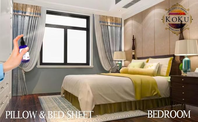 Lilac Room Spray - Air Freshener - Linen Spray - Fabric Refresher - Non-Toxic Scent - Alcohol Free - Made in USA (8 Oz)