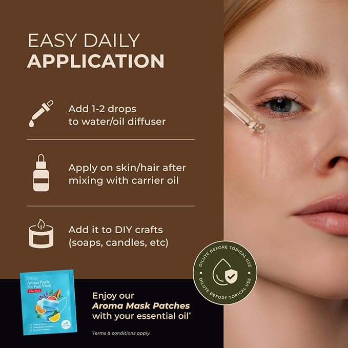 Gya Labs Australian Tea Tree Essential Oil - 0.34 Fl Oz - for Hair, Skin, Diffuser, Aromatherapy & DIY Candle Making Scent