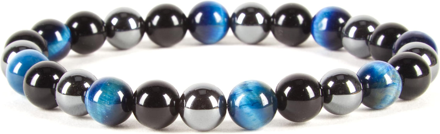 Cherry Tree Collection - Small, Medium, Large Sizes - Gemstone Beaded Bracelets For Women and Men - 8mm Round Beads