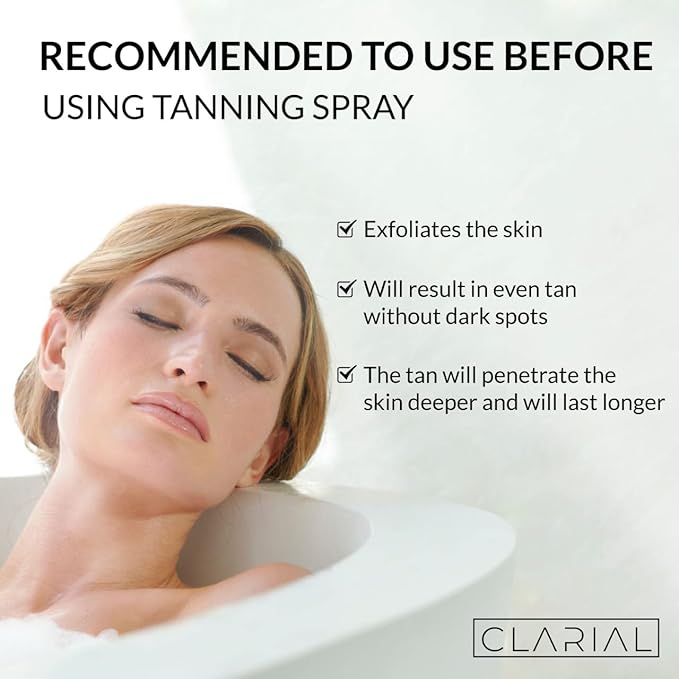 Exfoliating Body Scrub for Bath and Shower Use - Face Scrubber and Body Exfoliator Mitt, Dead Skin Remover - Exfoliating Glove Shower Scrub for Men and Women - Single Black