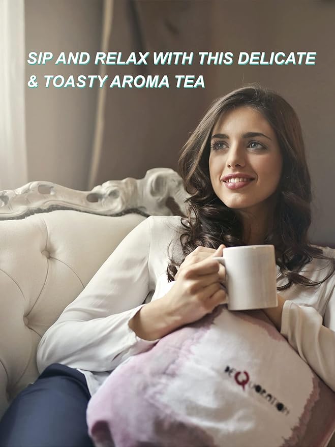 TeeLux Roasted Dandelion Root Tea Bags, Premium Natural Dandelion Root Herbal Tea, Caffeine Free, 50 Tea Bags