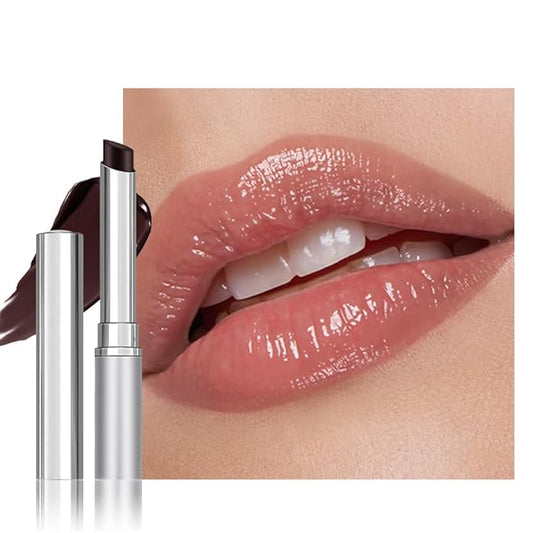 Honey Tinted Lip Stain Lip Balm Lip Gloss, Sheer Hydrating Lip Stains Tint, Moisturizing Lip Color for All Skin Tones, Nourishing Lip Balm with a Hint of Natural Black Cherry Tint (Black)