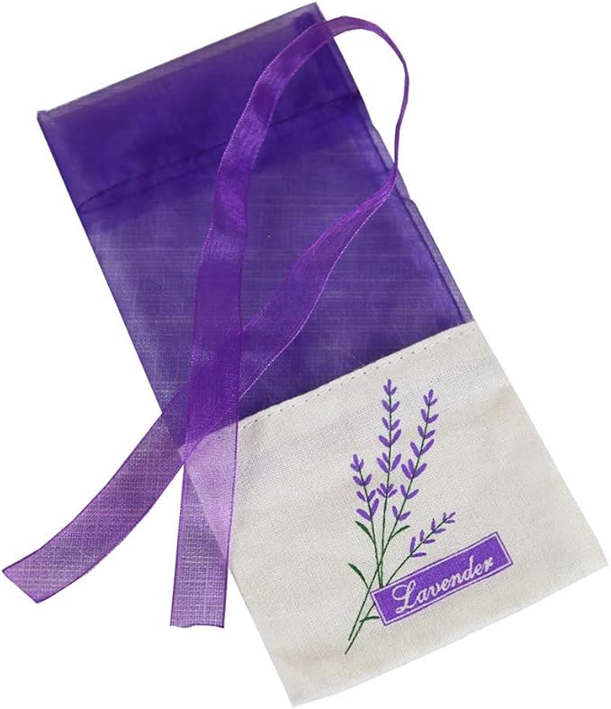 Lavender Sachet Bags: Empty Sachets Bag Fragrance Lavender Sachet Bag Purse Deep Purple 30pcs