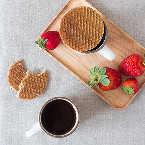 Rip Van Wafels Honey & Oats Stroopwafels - Healthy Snacks - Non GMO Snack - Keto Friendly - Office Snacks - Low Sugar (3g) - Low Calorie Snack - 4 Count