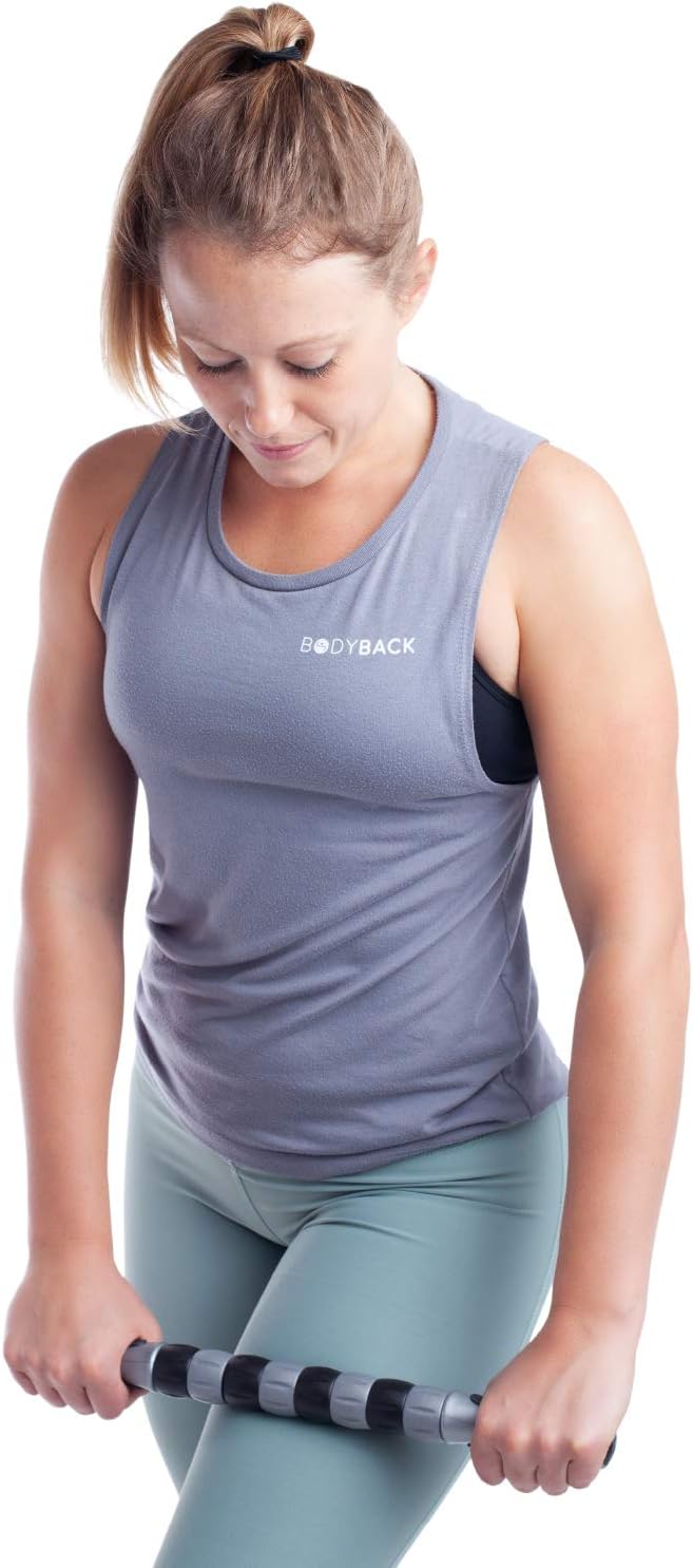 Body Back Buddy - USA Made - Massage Stick & Buddy Classic Bundle, Trigger Point Massage Tools, Neck and Back Massagers, Massage Cane, Muscle Knot Remover (Black)