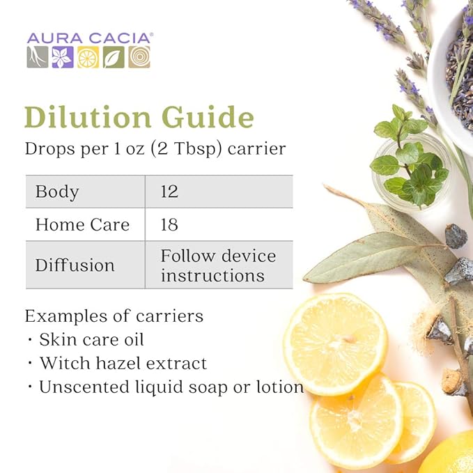 Aura Cacia 100% Pure Peppermint Essential Oil | GC/MS Tested for Purity | 120 ml (4 fl. oz.) | Mentha piperita