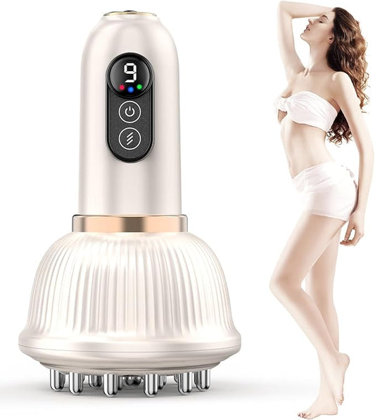 Body Sculpting Machine — Lymphatic Drainage Massager & Anti Cellulite Massage Tool,with Microcurrent, Light Heat & Vibration for Legs, Arms & Belly, Body,Helps Reduce Stretch Marks & Cellulite