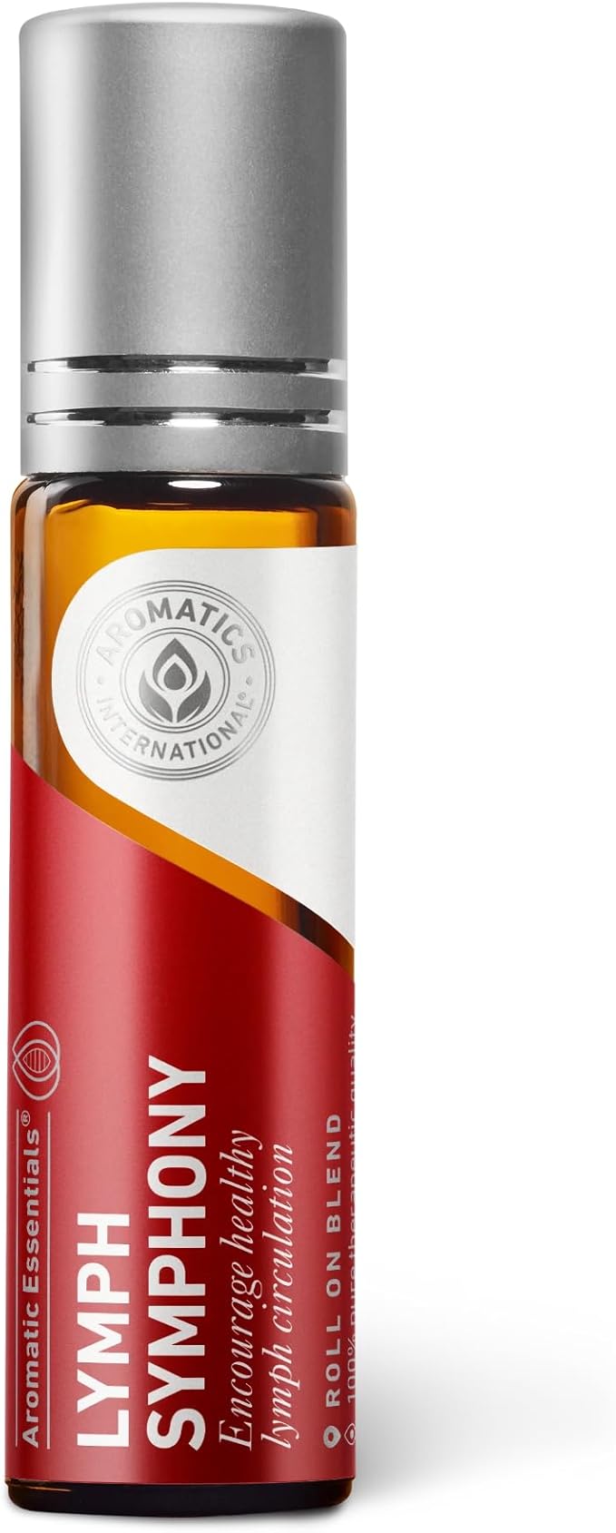 Aromatics International Lymph Symphony Essential Oil Blend Roll On, 10ml | Aromatherapy Oil for Everyday Wellness