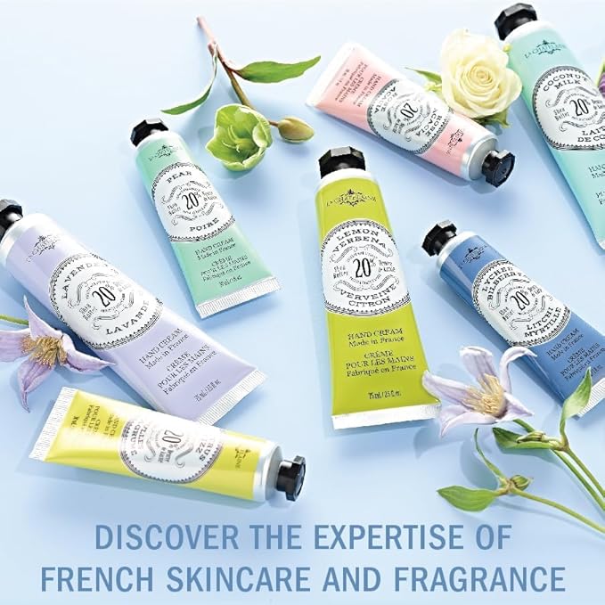 La Chatelaine Shea Butter Hand Cream, Made in France, Natural and Organic Ingredients, 70ml / 2.3 oz, Gift Tin, Oud Rose