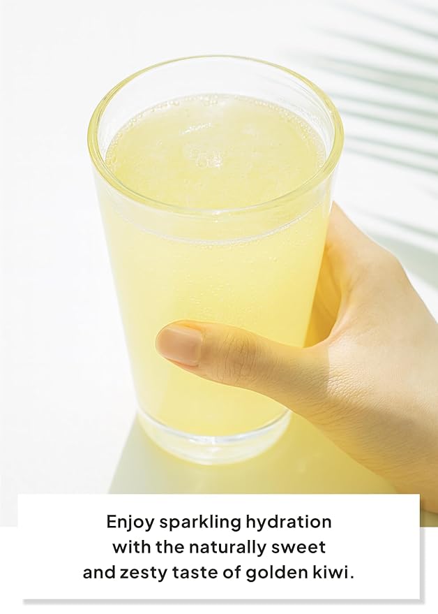 Korean Food Everteen Kombucha Effervescent Drink – Kiwi Flavor, 30 Count, Sugar-Free, Low Calorie, With Probiotics & Prebiotics, Korean Sparkling Fermented Tea Beverage