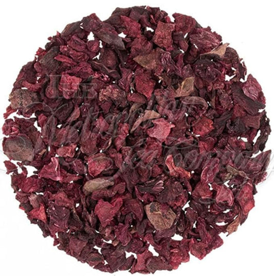 Denise's Fine Tea, Air Dried Beet pieces, Herbal Tea, Caffeine-Free Fruit, Loose, Kosher, Vegan (100g)