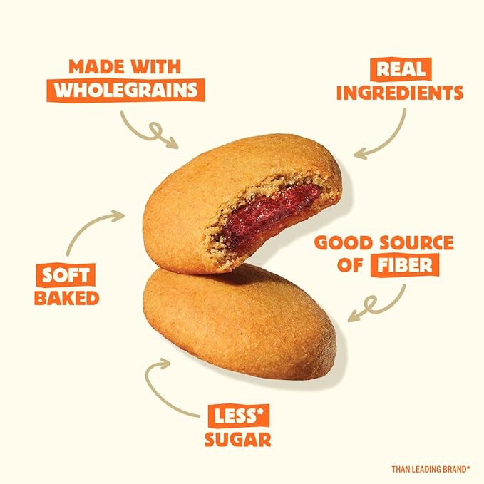 Olyra Organic Soft Baked Fruit Bars Variety Pack - High Fiber Bar - Healthy Snacks for Adults & Kids - Vegan Breakfast Bars - Office Snack - 24 Count