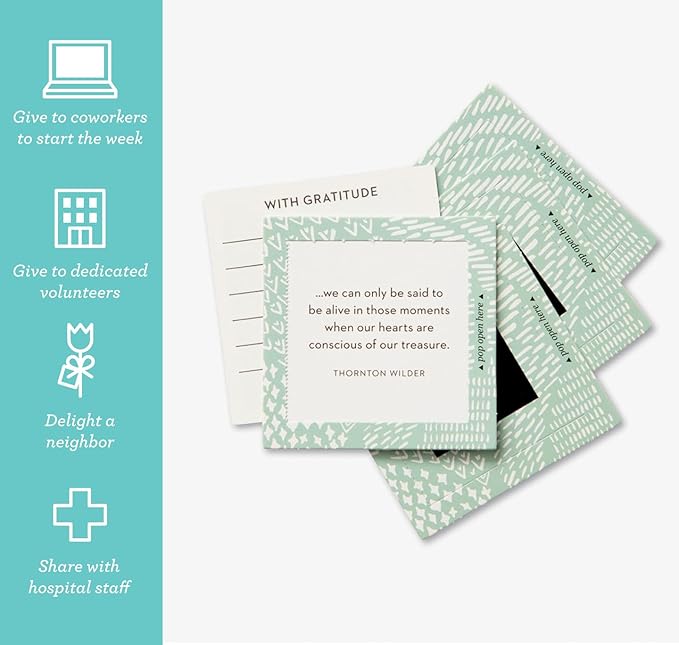 Compendium ThoughtFulls Pop-Open Cards — Thank You — 30 Pop-Open Cards, Each with a Different Inspiring Message Inside