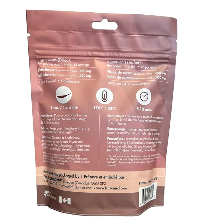 Elderflower bulk. Make healthy herbal tea (enough for 75 cups), or use it to make delicious bread, elderflower jelly, or cookies. 75 grams (bulk) (Elderflower & Elderberry)