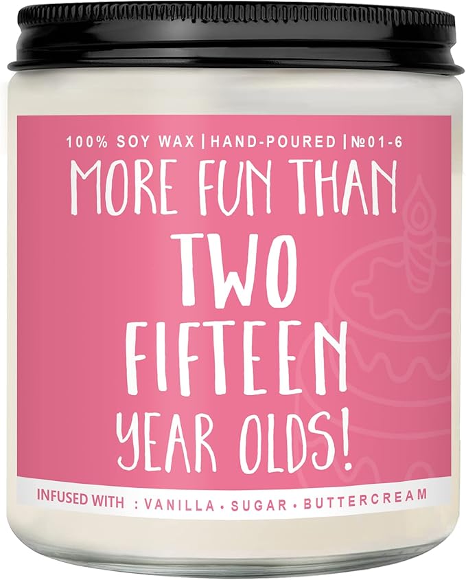 30th Birthday Gifts for Women, Perfect Birthday Present, Funny Presents for Mom, Friends, Wife, Sister, 7oz Vanilla Cream-Scented Candle