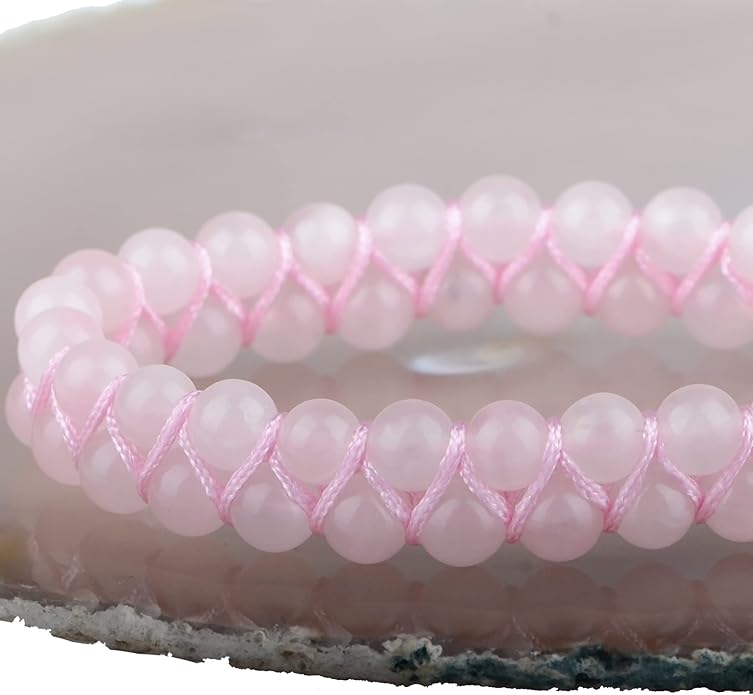 MASSIVE BEADS Double Layer Natural Chakra Healing Power Crystals Macrame Bracelet Yoga Stone Beads Gemstone Meditation Relax Anxiety Bangle for Unisex Women Men