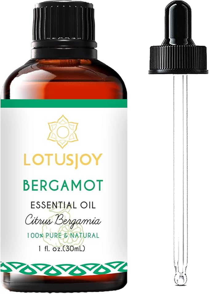 Citrus Bergamot Essential Oil, Pure Organic for Diffuser Room Spray Skin Hand Soap - 1 Oz