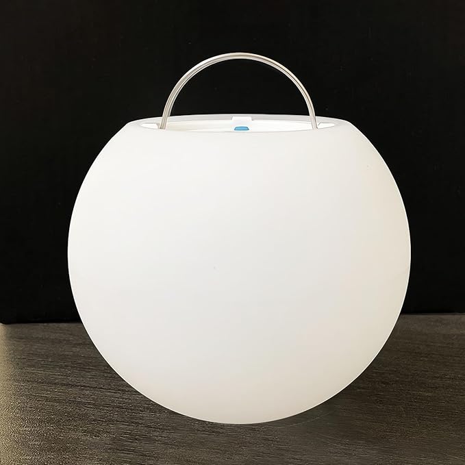 4-Pack 3-Inch Rechargeable LED Orb Lights – 16 Color Glow Spheres, 4 Modes, Waterproof Ambient Lighting Balls, Glowing Orbs for Indoor, Outdoor, Pool, Room, and Patio Decor