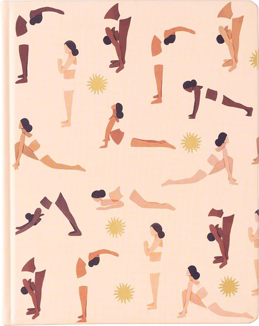 Eccolo Large Lined Journal Notebook, Writing Journal, 256 Ruled Ivory Pages, Ribbon Bookmark, Lay Flat, Desk Size for Work or School