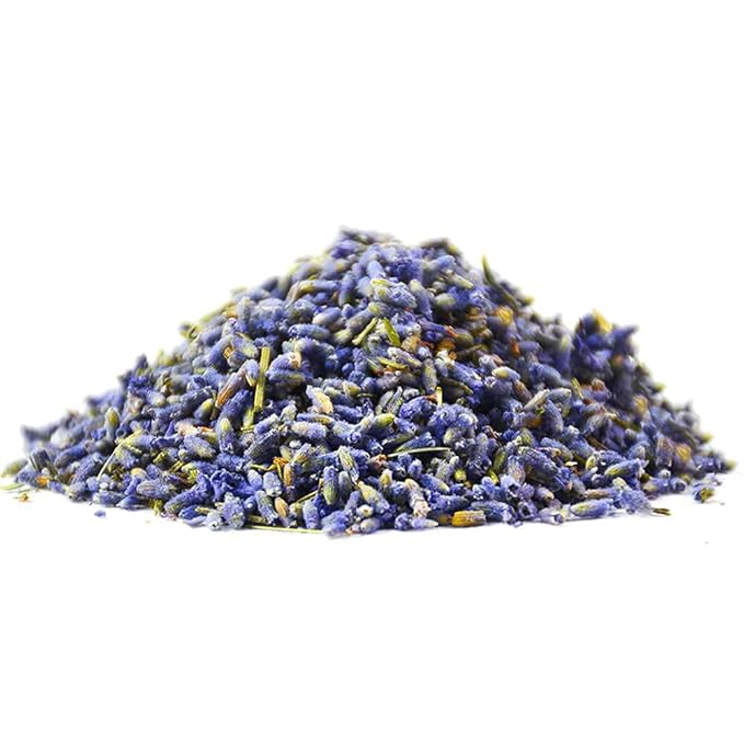 TIAN HU SHAN Dried Lavender Flower Buds, Culinary Food Grade for Baking, Fresh Fragrance, 4 Ounce, Caffeine Free Suger Free Vegan Herbal Tea, Packing in Bulks