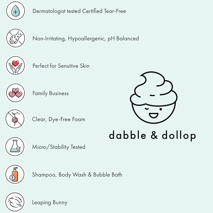 Dabble & Dollop Mini Bath Bombs, 100% Natural Droplets for Kids, Variety Pack - Resealable Pouches, USA Made, Fizzy, Moisturizing & Fun, Vegan, Gluten-Free, Cruelty-Free (Set of 36)