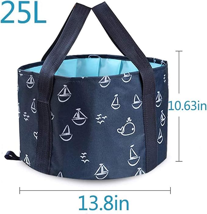 Collapsible Bucket for Soaking Feet, Portable Travel Foot Bath Tub, Foot Soaking Bath Basin Portable, Foot Spa Soaking Feet Home Pedicure Basin Outdoor Camping