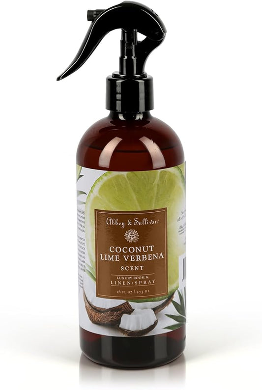 Abbey & Sullivan Linen Spray, Coconut Lime Verbena, 16 oz.