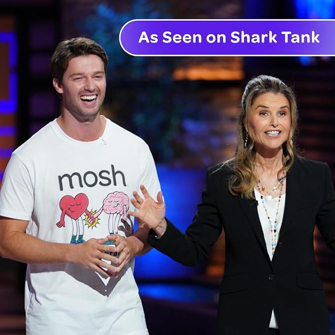 MOSH Variety Pack Vegan Protein Bars, Plant Based, Keto, Gluten Free, Brain Healthy Snack with Cognizin, Ashwagandha and Lion's Mane, 6 Count