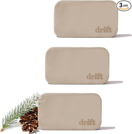 Drift Car Air Freshener - The Original Wood Air Freshener - Car Odor Eliminator - Long Lasting Scent - Metal Clip - Essential Oils - Clean Ingredients - Pine Scent 3 Pack Refill - NO CLIP INCLUDED