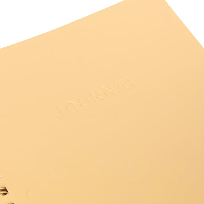 Graphique Apollo Vegan Leather Journal, Spiral Notebook for Writing, 192 Lined Pages, 8” x 10”